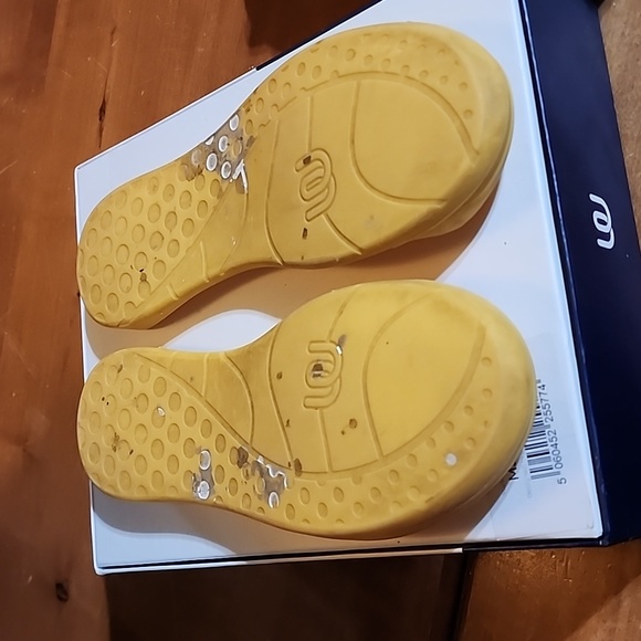 Mahabis summer slippers gray with yellow sz EU 38 us 8 - Picture 7 of 11